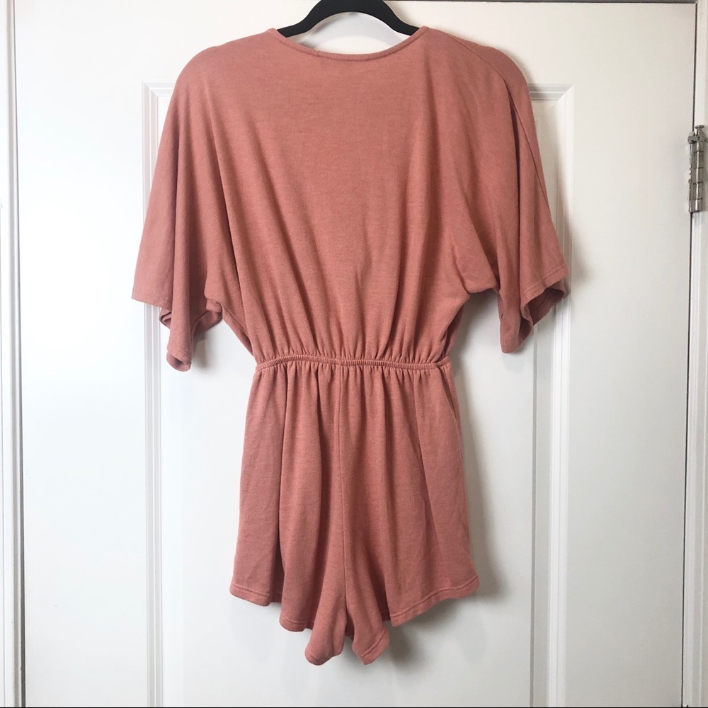 🎀Audrey 3 + 1 Dusty Rose Pink Romper - Picture 2 of 3